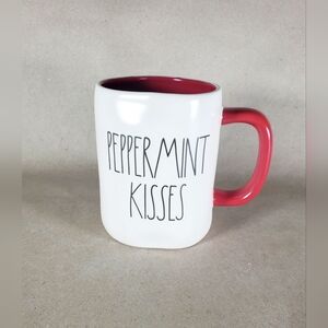 Rae Dunn Peppermint Kisses Mug